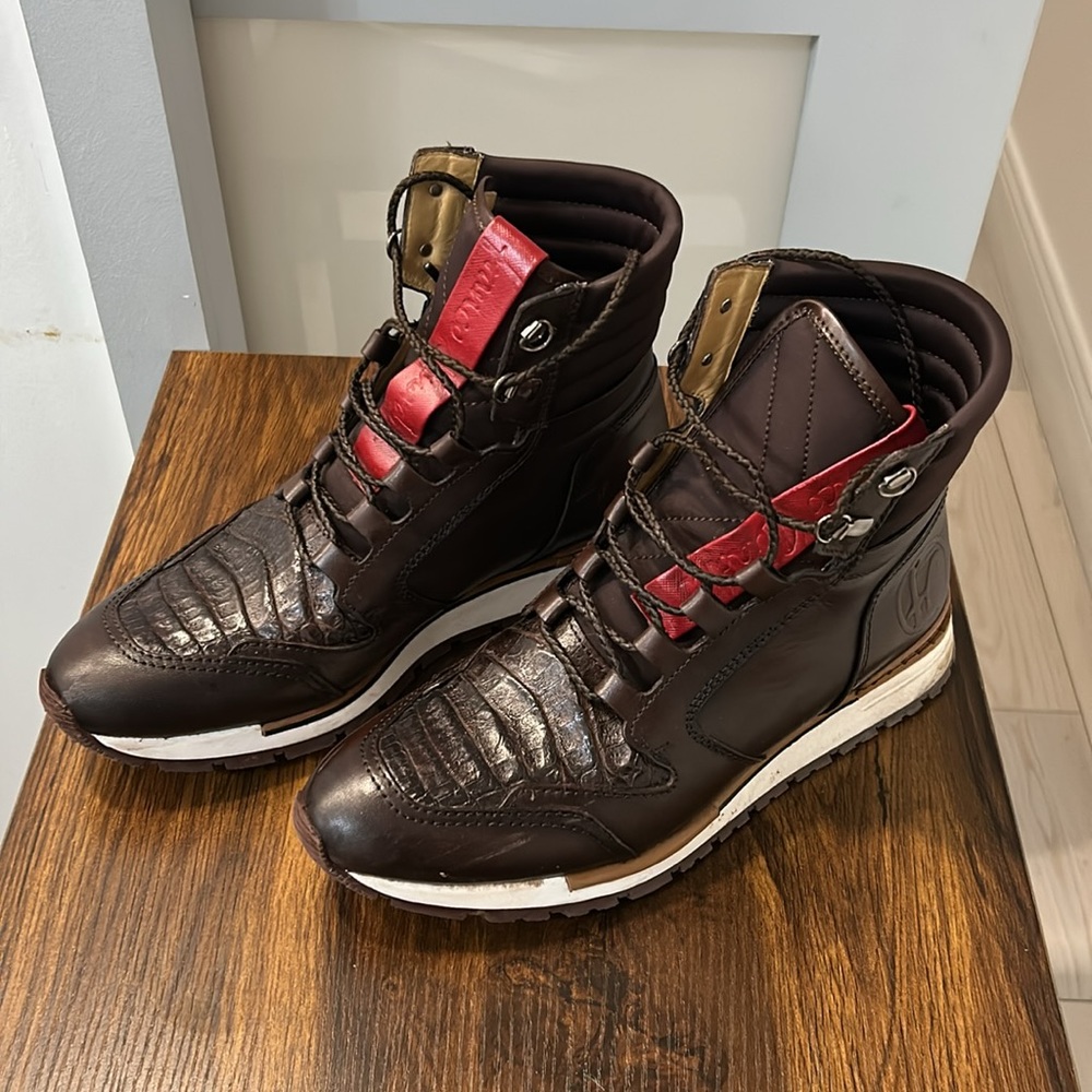 Cuadra exotic snake skin leather boots‼️SALE‼️